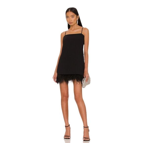 Amanda Uprichard‎ x REVOLVE Stause Dress in Black - Picture 1 of 7